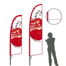 Beachflag Promo Feather Curve